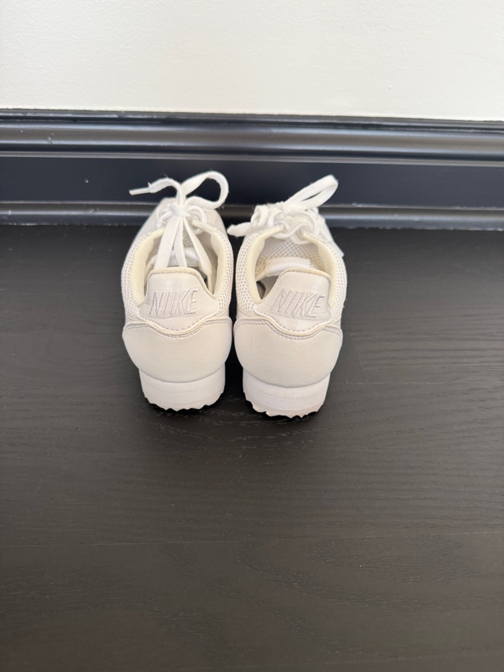 Nike White Low-Top Mesh daybreak Sneakers - Picture 5 of 8